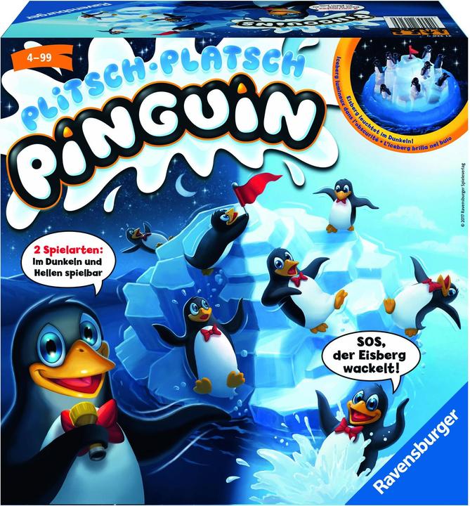 Produktbild Ravensburger Plitsch Platsch Pinguin (Deutsch, Französisch, Italienisch, 1 - 5 Spieler)