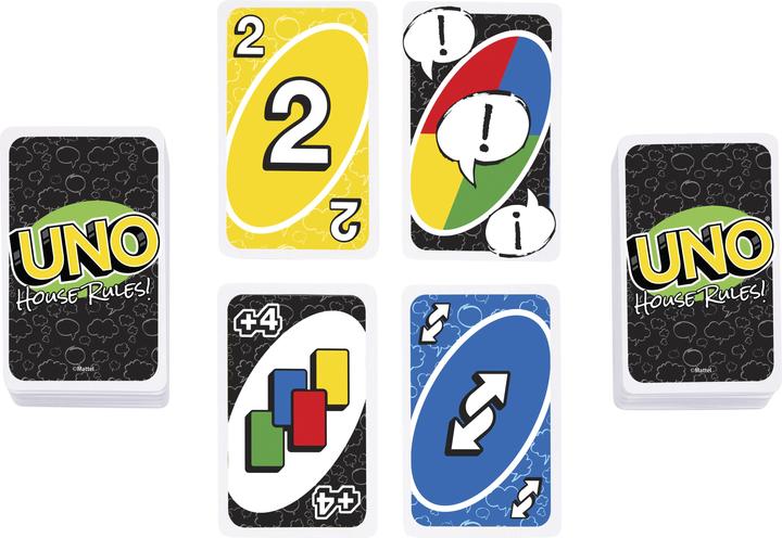 Actual product image Mattel Games UNO House Rules