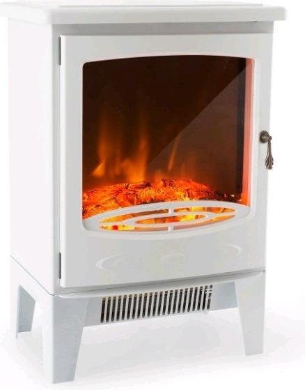 Produktbild Klarstein Meran Elektrischer Kamin Weiss