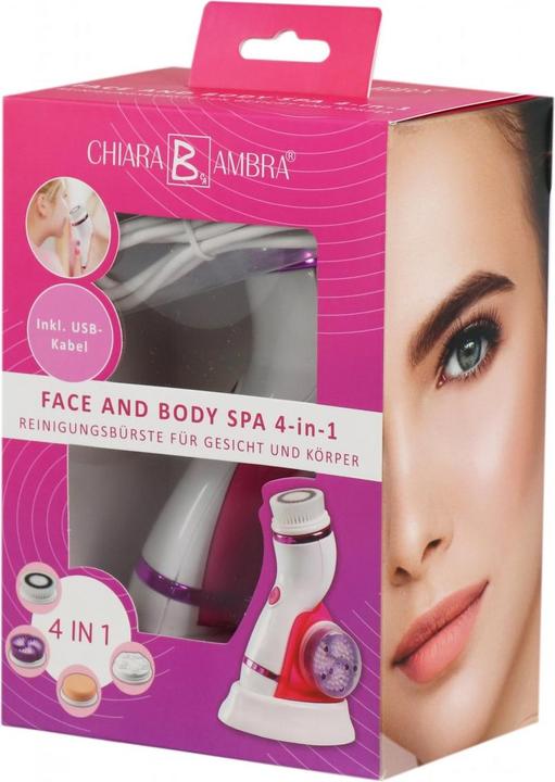 Produktbild Chiara Ambra Elektrische Reinigungsbürste für Gesicht und Körper, pink