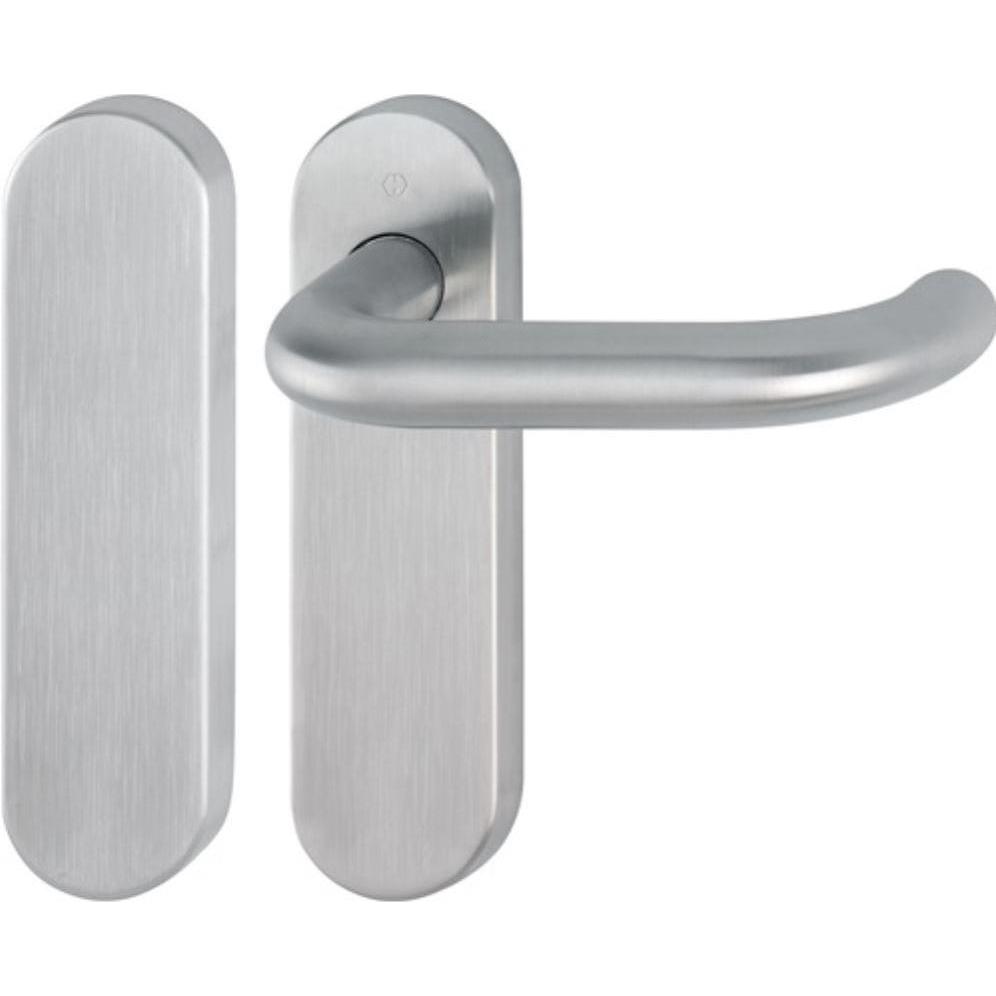 Hoppe, Türgriff + Fenstergriff, Feuerschutzgarnitur Paris FS-E138/353KH Edelstahl F69 -/D für Türstärke 40-65 mm UG / bl...