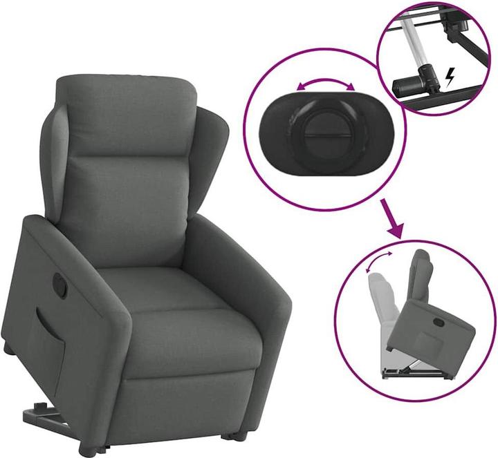 Actual product image vidaXL Relaxsessel mit Aufstehhilfe