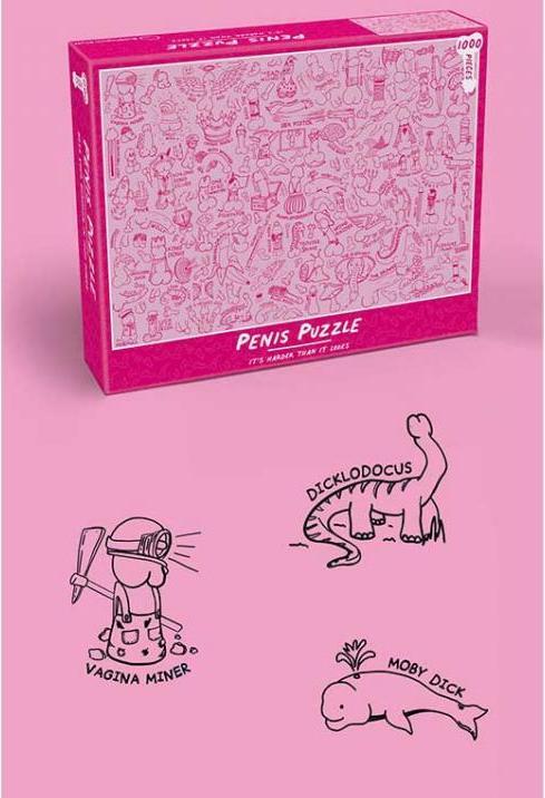 Produktbild TOP Penis Puzzle (Würfelspiel)