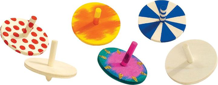 Produktbild Colorations Holzkreisel, 24er-Set