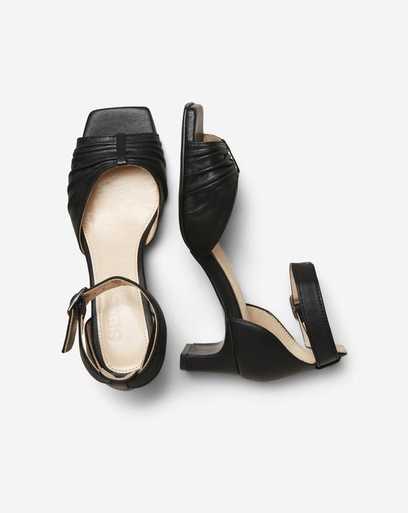 Actual product image Selected High Heel Leather Sandals (36)