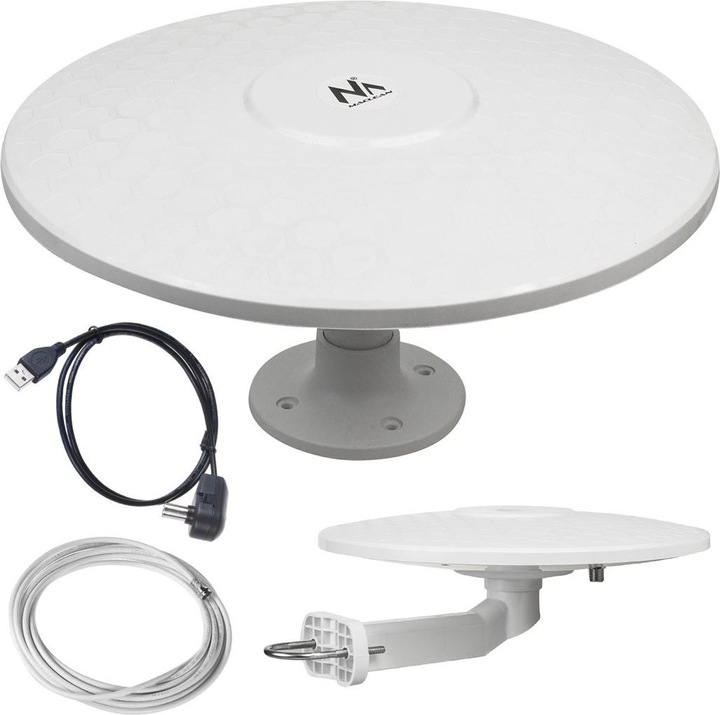 Produktbild Maclean MCTV-947 MCTV-947 Aktiver multidirektionaler DVB-T-Antennencamper (Flachantenne, 44 dB, DVB-T / -T2)