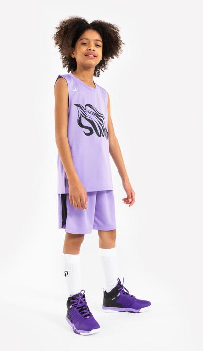 Immagine prodotto Kipsta Kinder Basketball Trikot ärmellos - TS500 Fast violett (140)