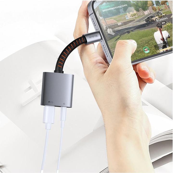 Productafbeelding Mcdodo - 2 in 1 Typ-C auf Typ-C + AUX 3.5mm Audio Adapter (USB Type C, 3,5 mm aansluiting, USB Type C)