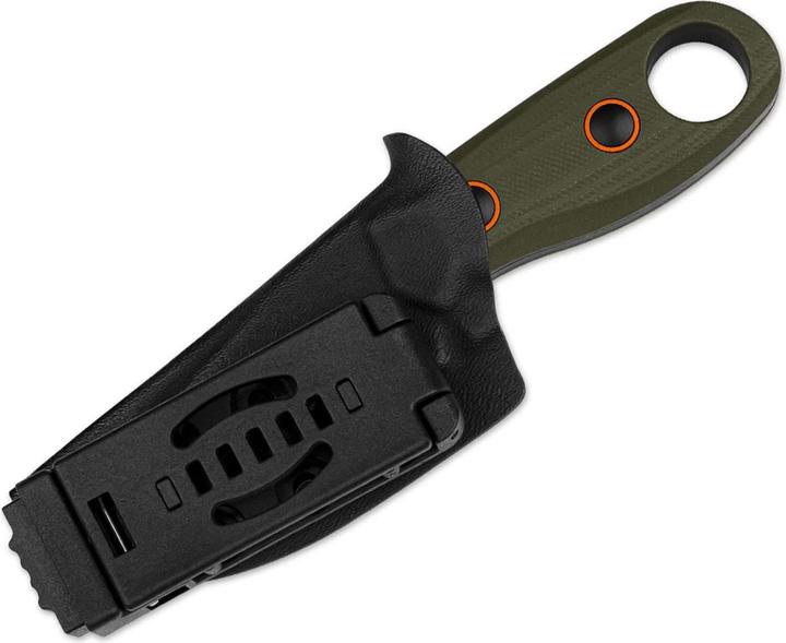 Actual product image Kizer Beaver D2 Olive Green G10 (7 cm)