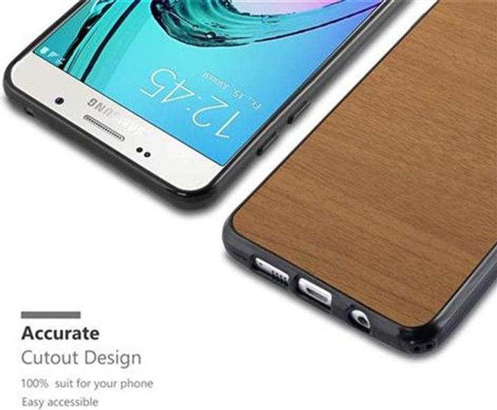 Image du produit Cadorabo Couverture en bois TPU (Samsung Galaxy A3 (2016))