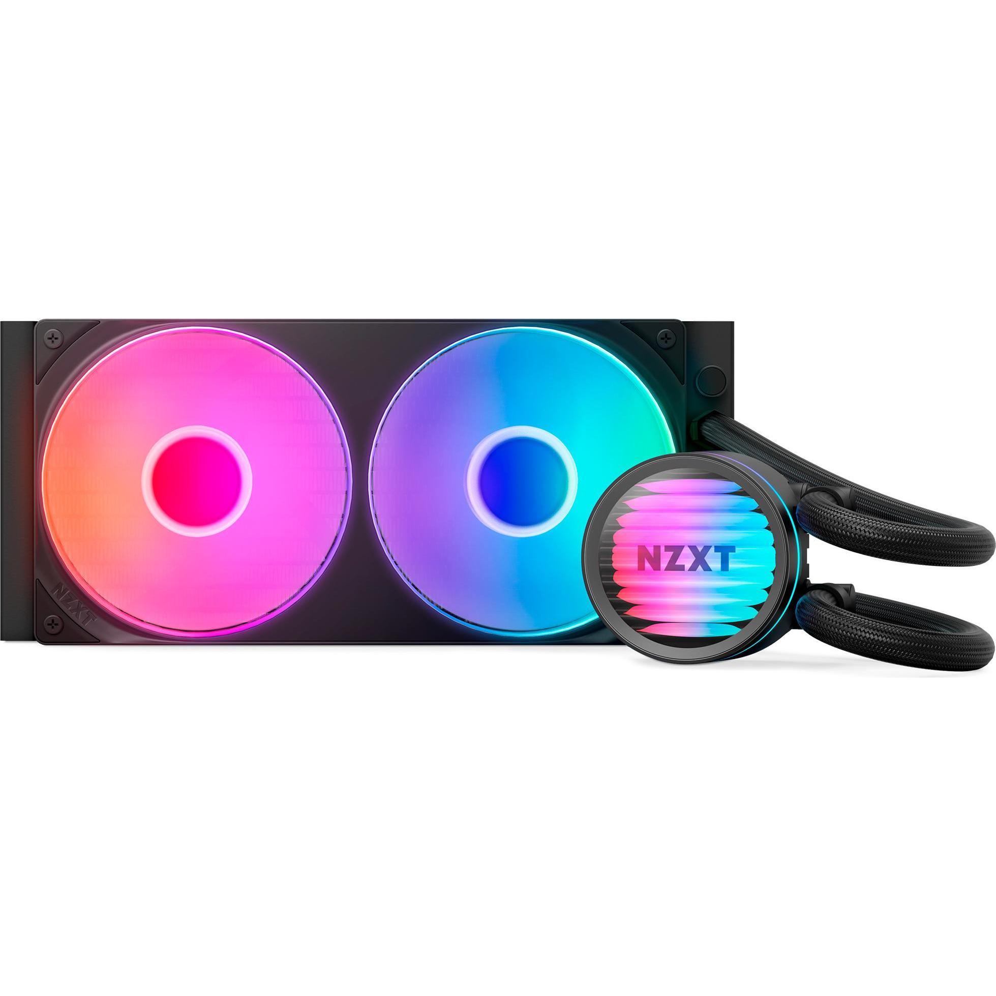 NZXT Kraken 240 RGB Liquid Cooler Blk, CPU Wasserkühler, Schwarz