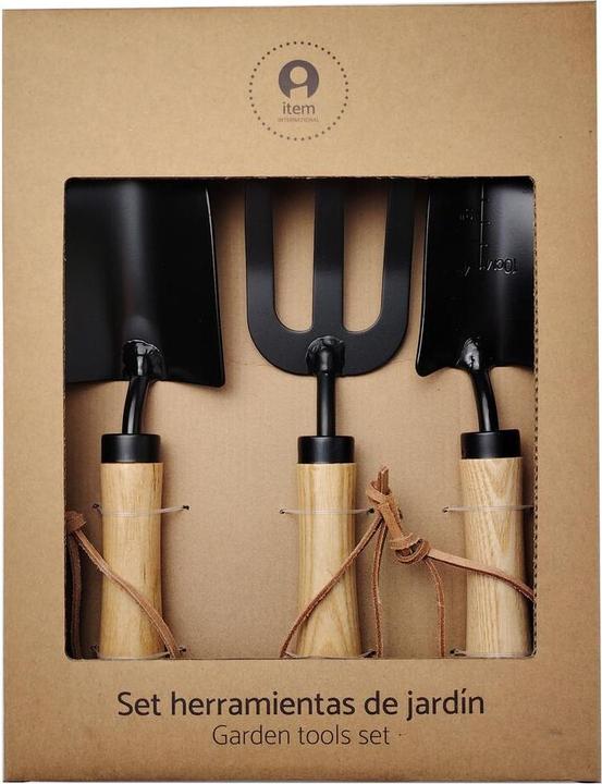 Actual product image Esprit Tool set for the garden Home 3 pieces Brown Black Steel