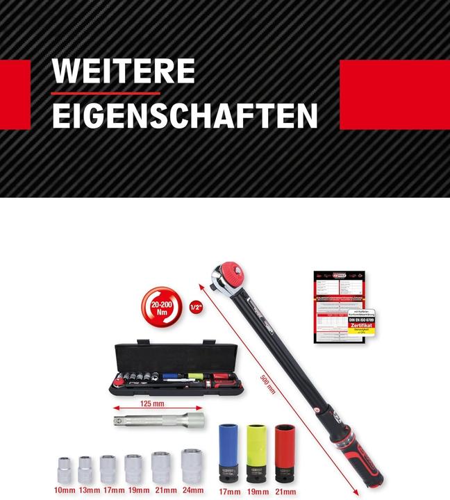 Image du produit KS Tools Ergotorque (1/2", 20 Nm, 200 Nm)