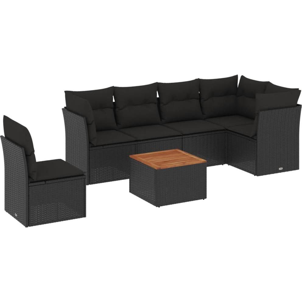 VidaXL, Gartenlounge, 10-tlg. Garten-Lounge-Set mit Kissen
