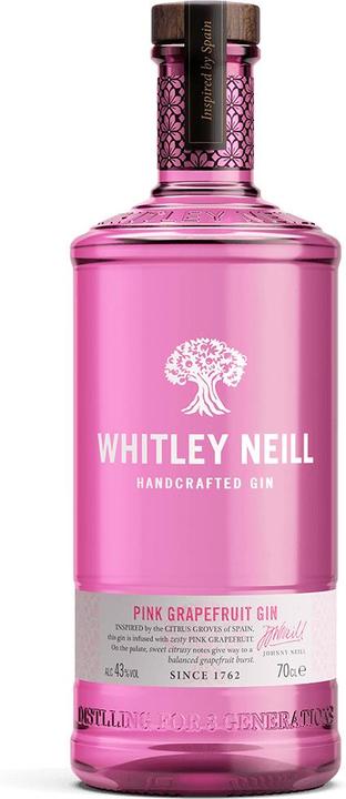 Immagine prodotto Whitley Neill Gin secco al pompelmo rosa (1 x 70 cl)