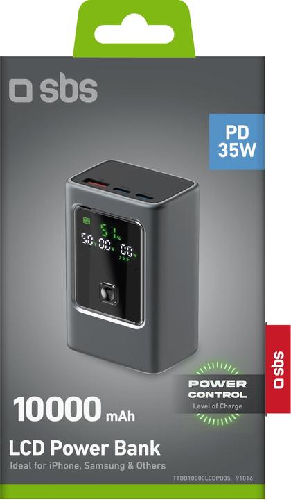 Image du produit SBS Powerbank (10000 mAh, 35 W, 37 Wh)