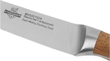 Actual product image Steakchamp Steak knives set of 4 carbon steel, wood (4 Piece, Knife)