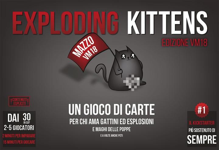 Immagine prodotto Asmodée Exploding Kittens VM18 (Ed. Italiana)