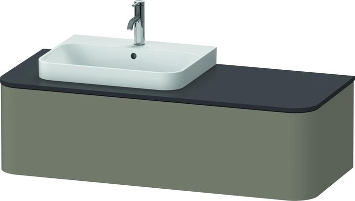 Duravit Happy D.2 Plus Waschtischunterbau für Konsole wandhängend, 1300x550 mm, 1 Auszug, für Auf (130 x 55 x 35.5 cm)