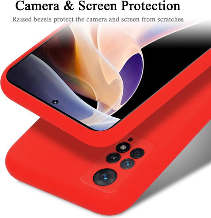 Produktbild Cadorabo TPU Liquid Silicone Case Hülle für Xiaomi RedMi NOTE 11 PRO 4G / 5G