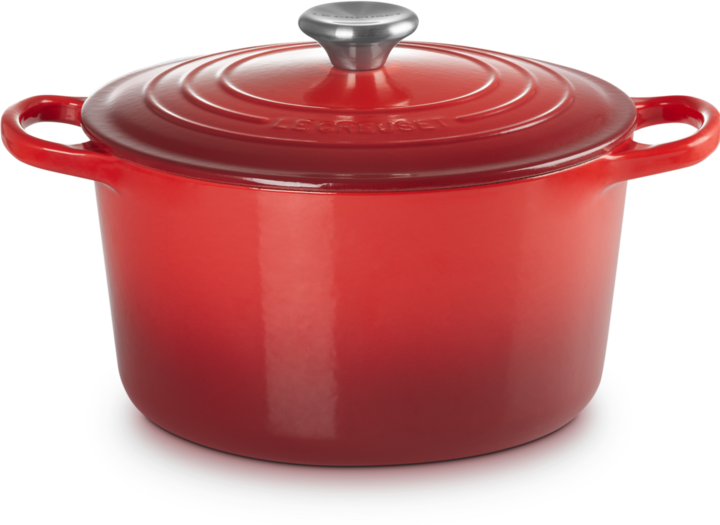 Produktbild Le Creuset Gusseisen Topf (24 cm, Bräter + Schmortopf, Gusseisen, Emaille)