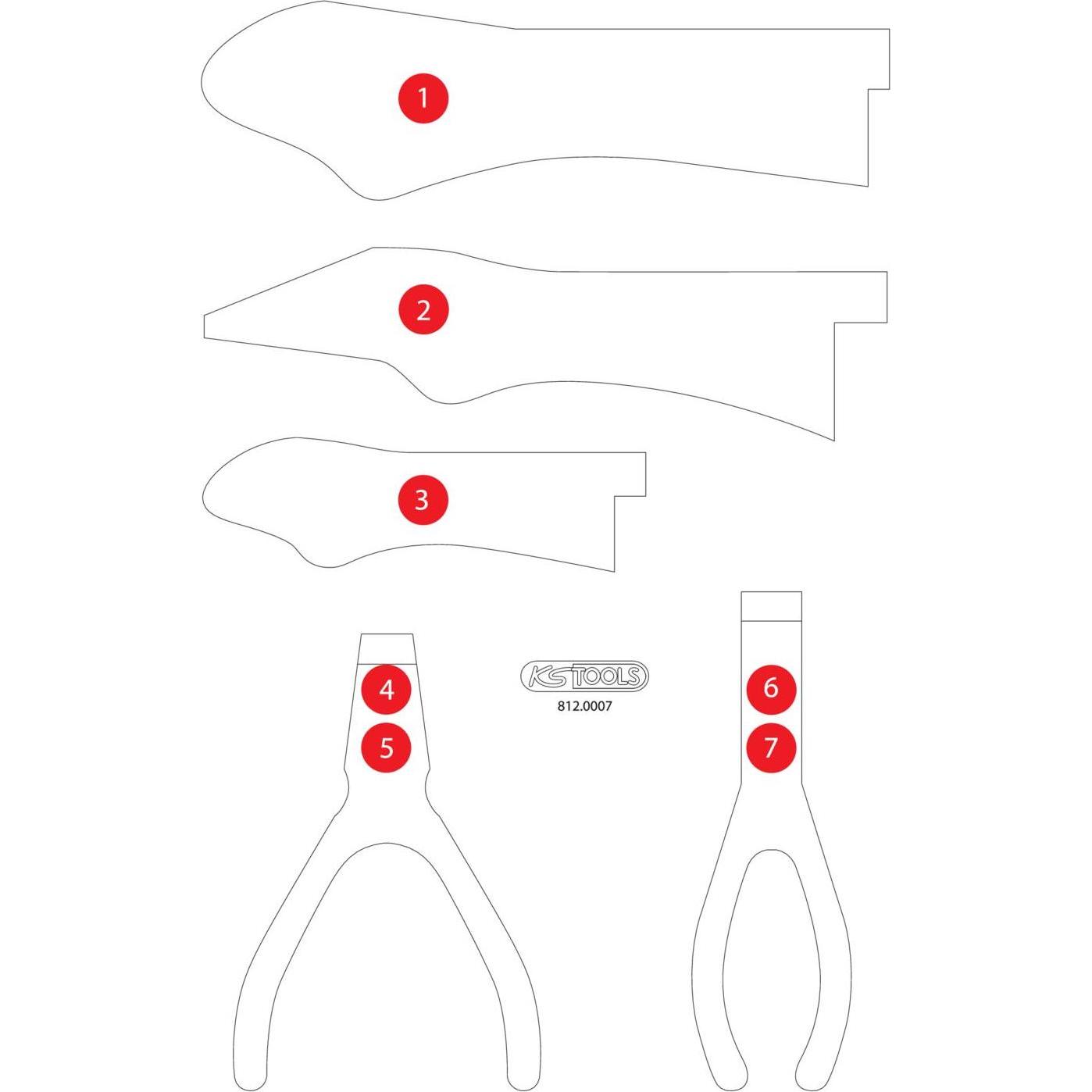 KS Tools, Zubehör Werkzeugaufbewahrung, 812.0007-97