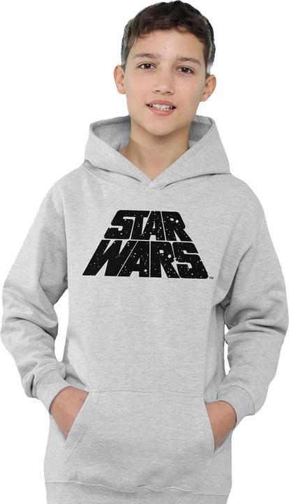 Actual product image Star Wars Childrens/Kids Galaxy Heather Pullover Hoodie (128)