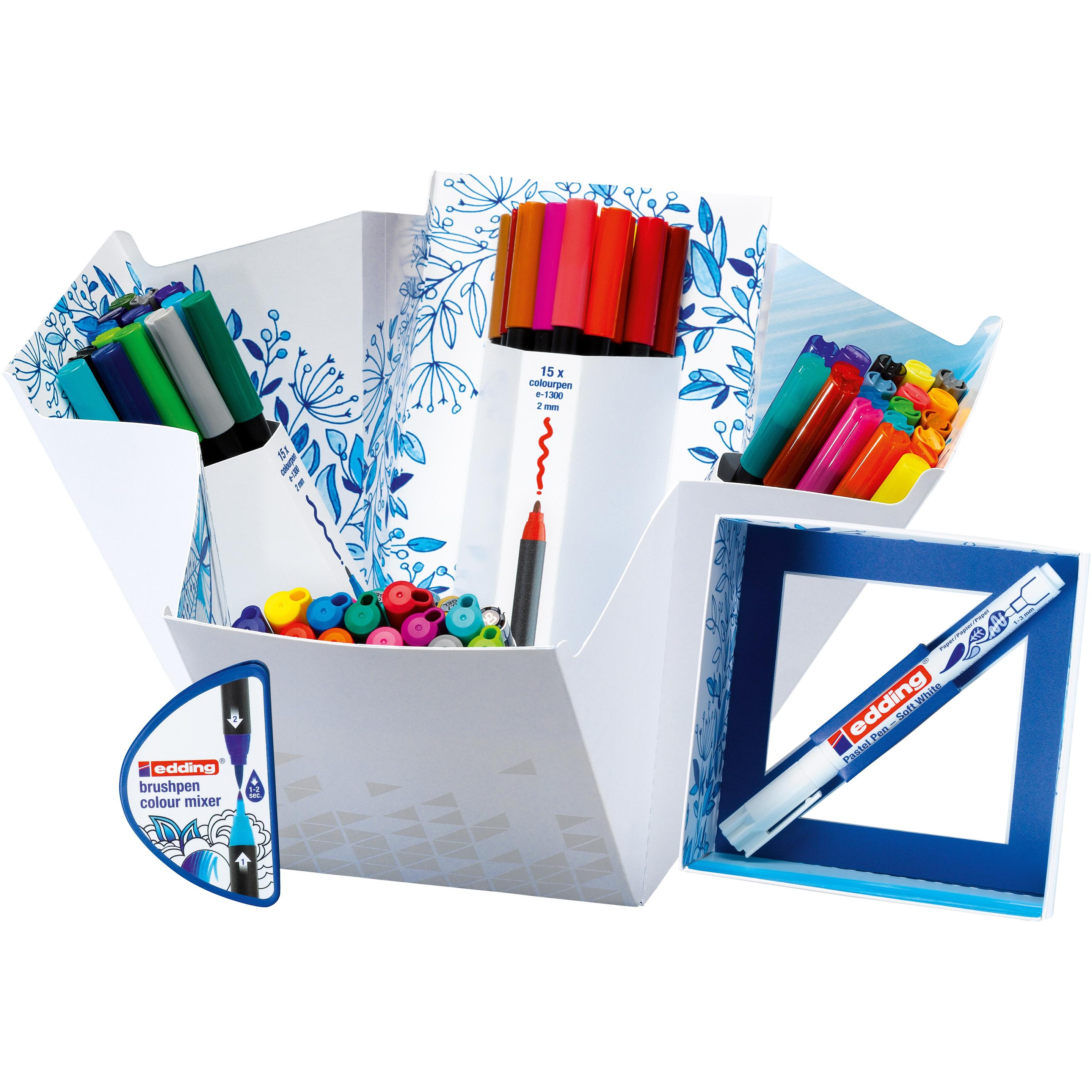 Thumbnail - Edding, Malstifte, Happy Big Box 1340 + 1300 (Mehrfarbig, 70 x)