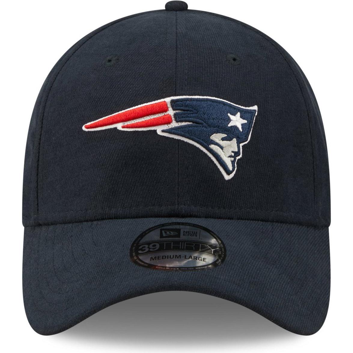 Thumbnail - New Era, Herren, Cap, 39Thirty Stretch Cap - New England Patriots - S/M, Blau, (M)