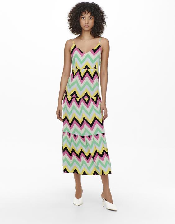 Actual product image Only Patterned strap maxi dress (M)