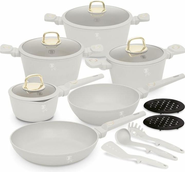 Actual product image BerlingerHaus Sahara Collection (28 cm, Pot, Saucepan, Casserole + Stewpot, Aluminium)