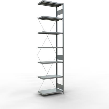 Actual product image Schulte Lagertechnik MULTIplus250 boltless bay system with cross brace