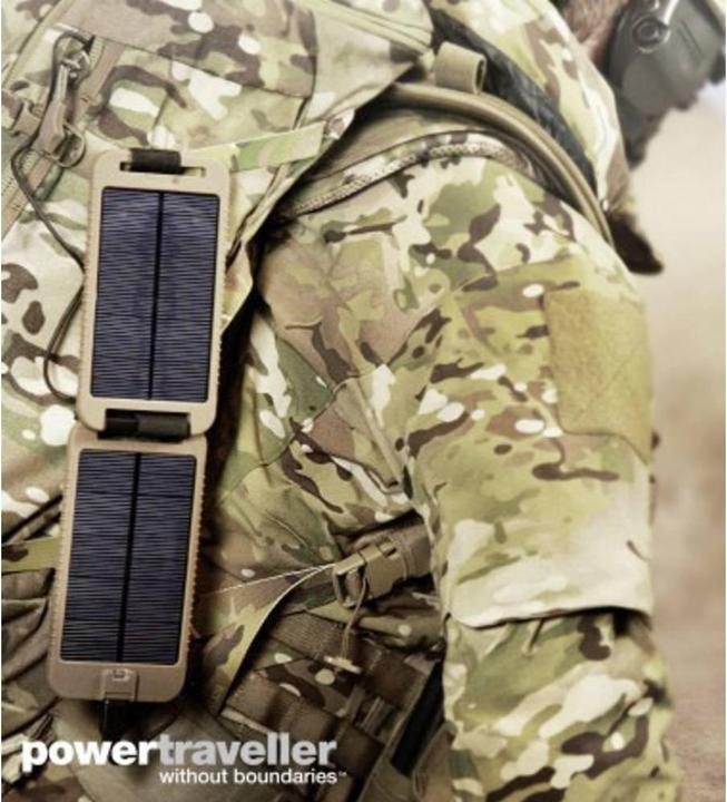 Actual product image Powertraveller Tactical Extreme Solar Kit (12000 mAh, 5 W, 44.40 Wh)