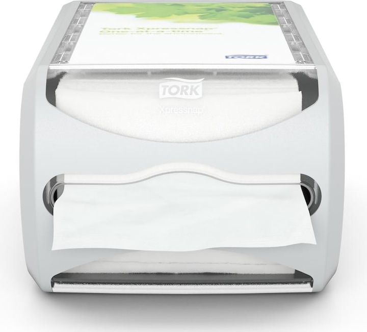 Actual product image Tork Dispenser Xpressnap grå/klar N4 IF serviet 1stk