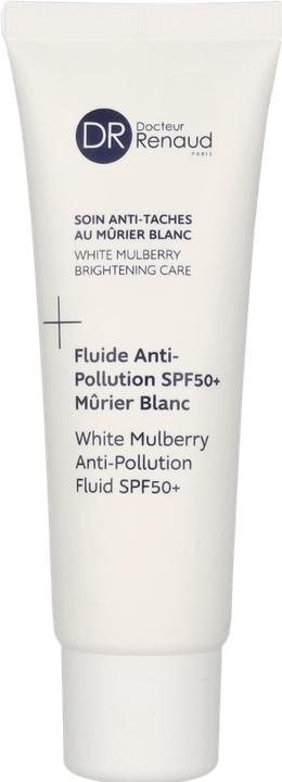 Actual product image Dr. Renaud Docteur Renaud White Mulberry Anti-Pollution Fluid SPF 50 (Suntan cream, SPF 50, 50 ml)