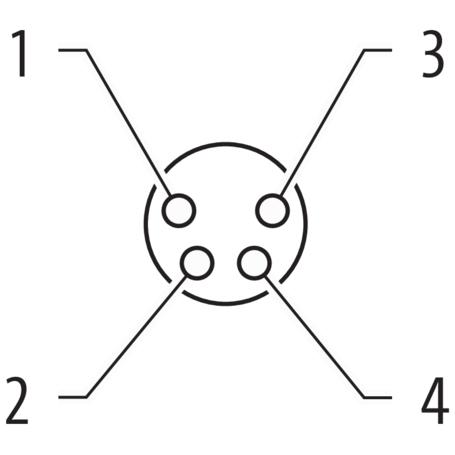 Murr Elektronik Murrelektronik 7004-08061-2311000 Sensor-/Aktor-Steckverbinder, unkonfektioniert, Cavo + Spina elettrica