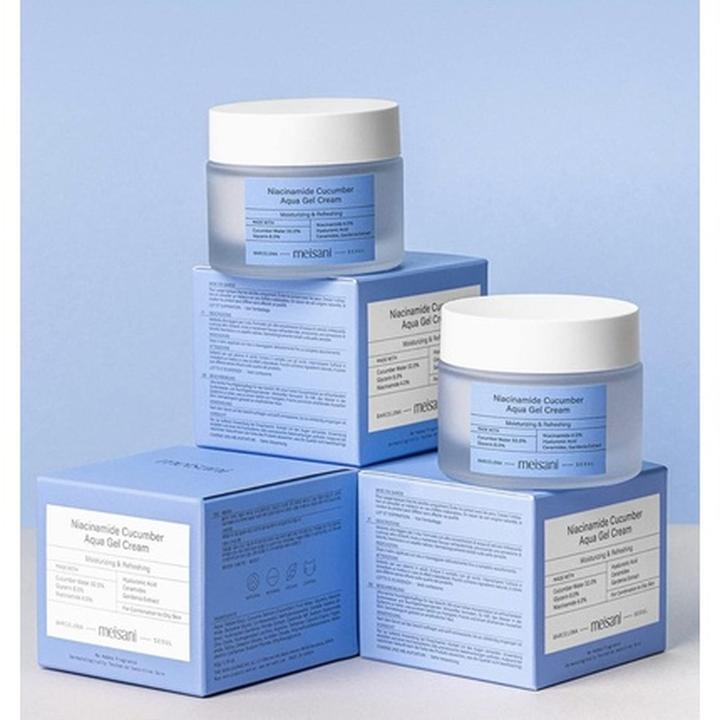 Actual product image Meisani Niacinamide cucumber aqua gel cream (50 ml, 24h cream)