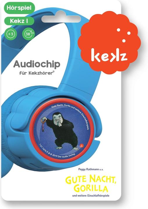 Actual product image Kekz Good night, Gorilla, 1 audio chip (German)
