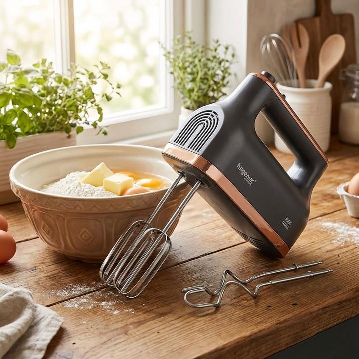 Image du produit hagenuk Handmixer mit 5 Geschwindigkeitsstufen und Turbo (400 W)