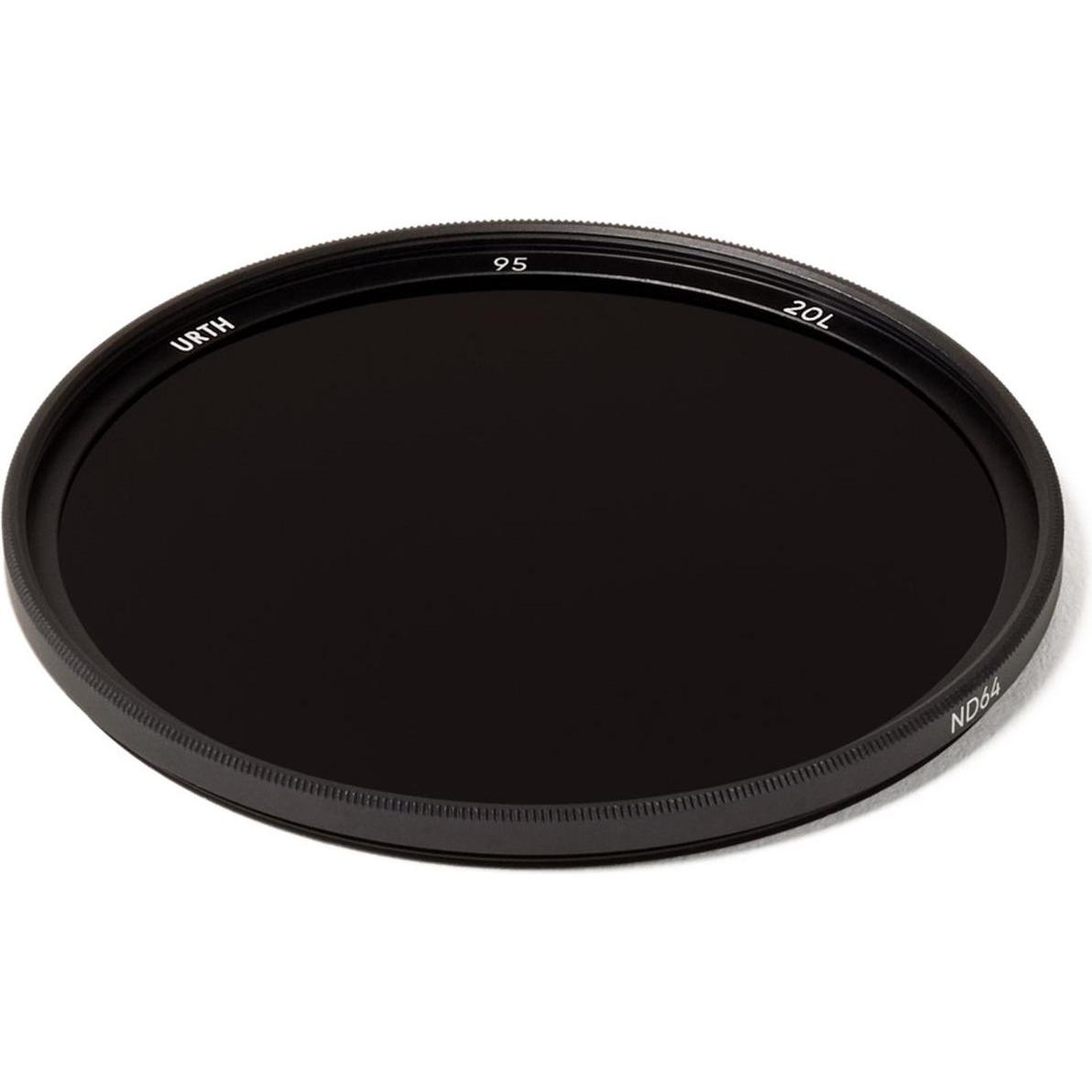 Filtre ND64 Urth (6 Stops) Pour Objectif 95 Mm - Verre Allemand SCHOTT, Traitement Nano 20 Couches - Pour Longues Expositions Et Profondeur De Champ