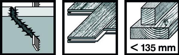 Actual product image Bosch Professional Zubehör Jigsaw blade T 744 D Speed for Wood, 3-pack