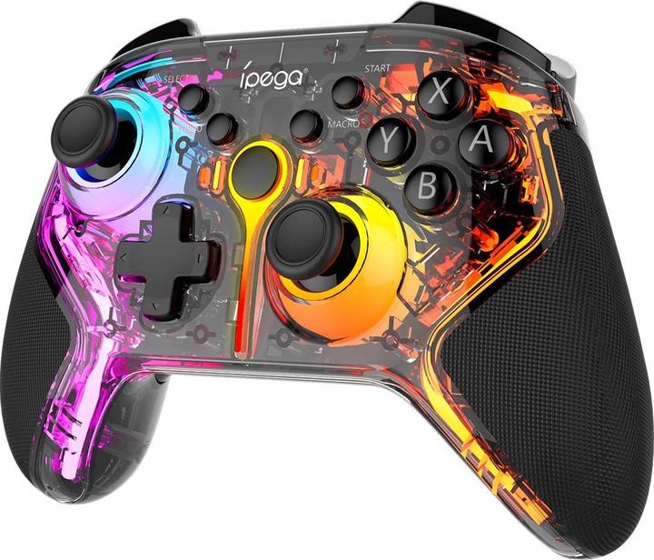 Actual product image iPega 9666TH Bluetooth RGB Gamepad for Android/iOS/PS3/PS4/PC/N-Switch Black (Damage Package) (Android, iOS, PC, PS3, PS4, Switch)
