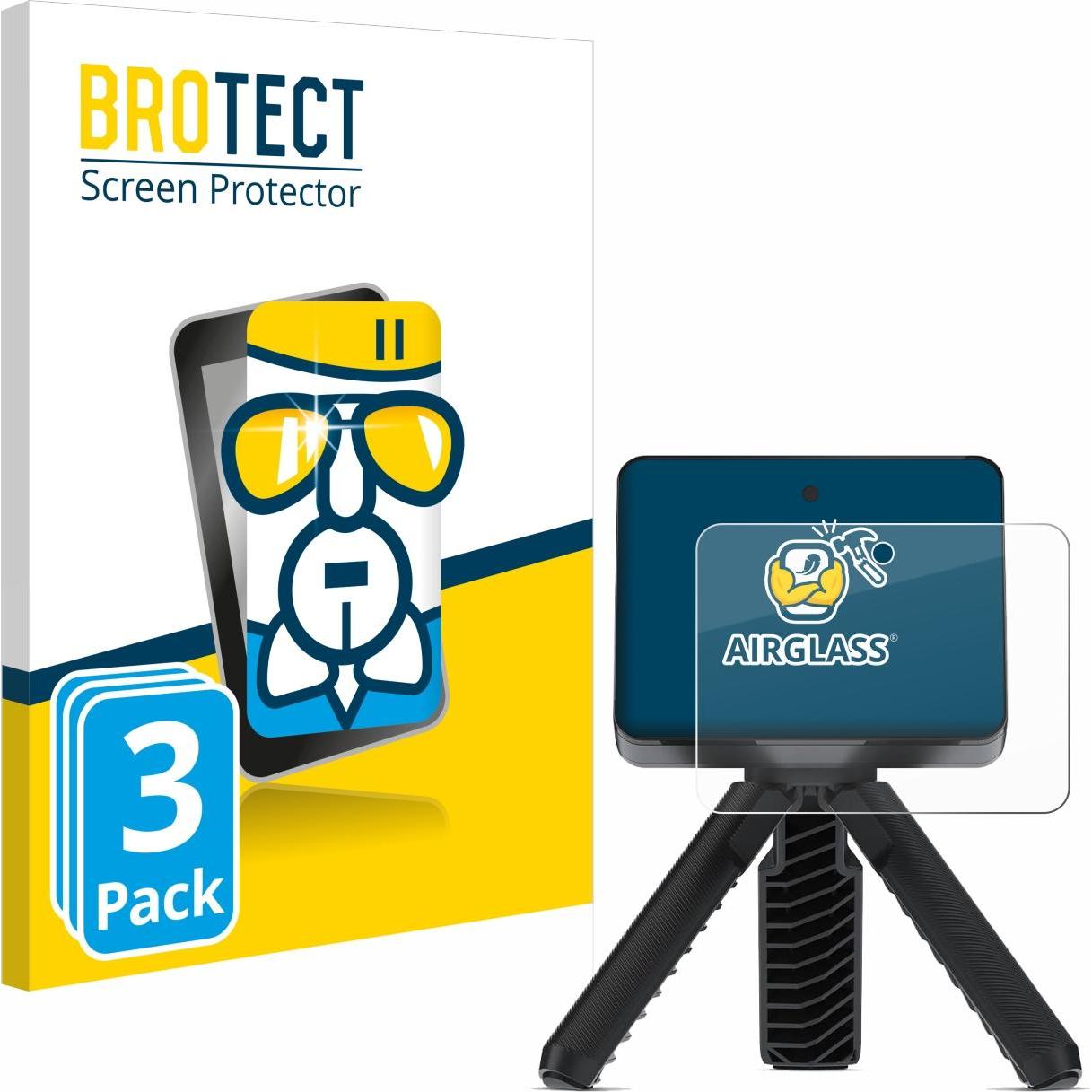 BROTECT Schutzglas Schutzfolie Displayschutz Display Schutz Glas Panzer Folie klar, Smartwatch Schutzfolie, Transparent