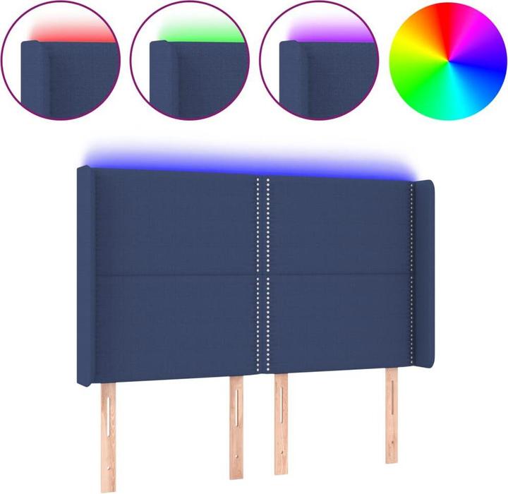 Produktbild vidaXL LED Kopfteil (147 x 16 x 128 cm)