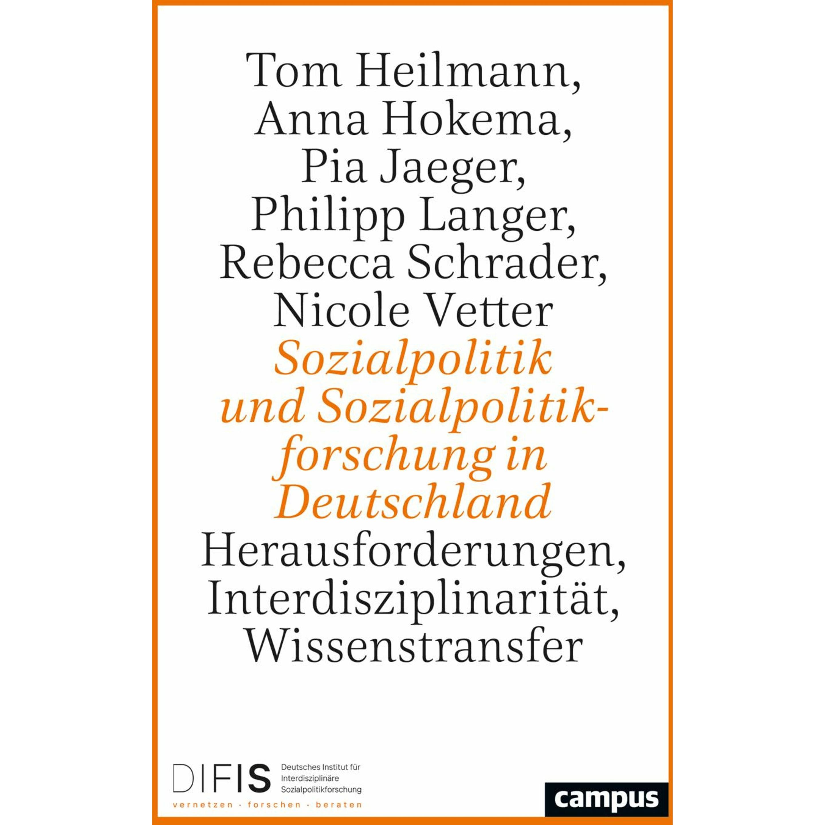 Sozialpolitik und Sozialpolitikforschung in Deutschland, Fachbücher von Philipp Langer, Nicole Vetter, Anna Hokema, Pia ...
