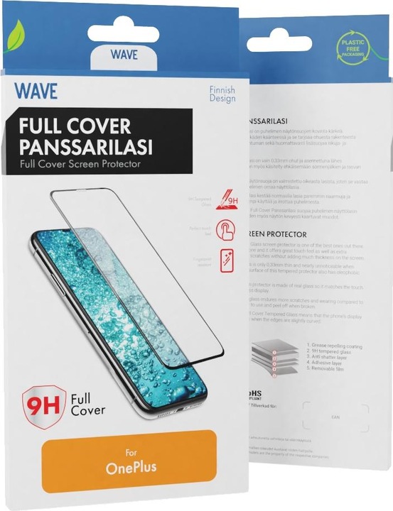 Produktbild Wave Full Cover -panssarilasi, OnePlus Nord CE 3 Lite, musta kehys (1 Stück, OnePlus Nord CE 3 Lite)