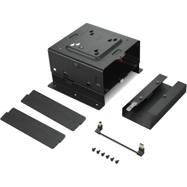 Lenovo Befestigungskit - unter Tisch montierbar, PC Zubehör, Schwarz