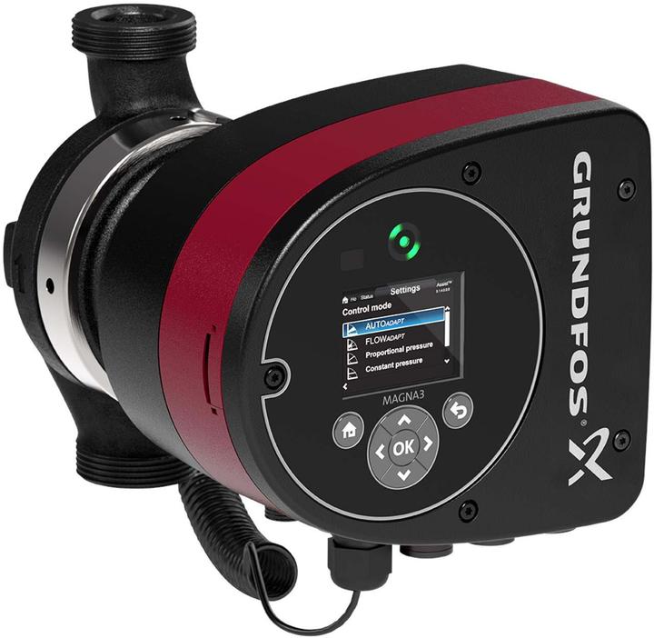 Actual product image Grundfos Electronically controlled circulation pump MAGNA3 32-80 180 mm 2" 97924635