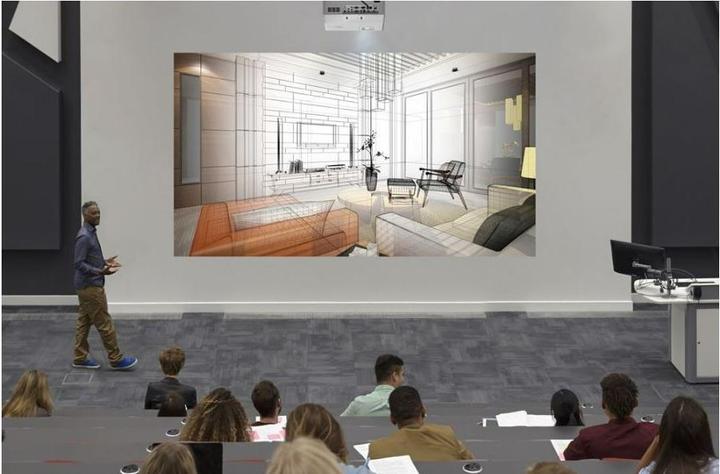 Actual product image Optoma Laser Projector 1080p 1920x1080 5500lm 300 000:1 TR 1.4:1 - 2.24:1 - Lens Shift V+16 2H Compo (Full HD, 5500 lm, 1.4 - 2.24:1)