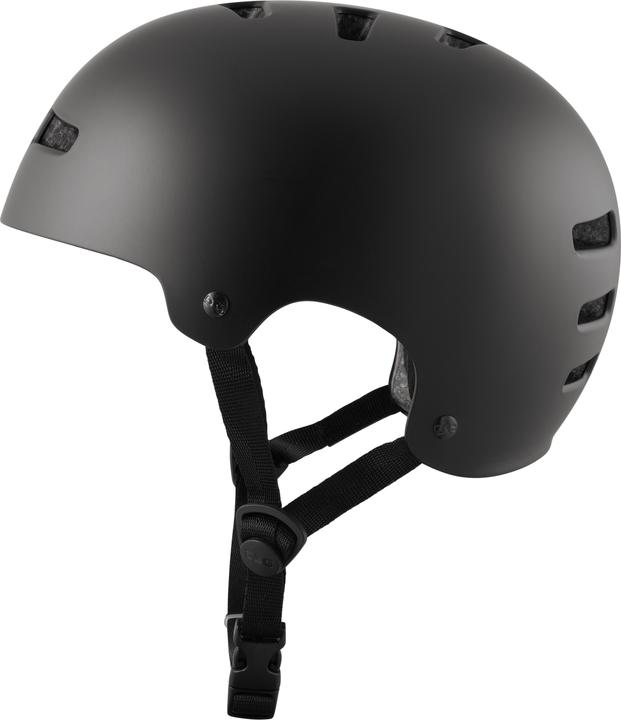 Actual product image TSG Helmet Evolution Solid Colour Satin Dark Black 2022 (59 - 61 cm)